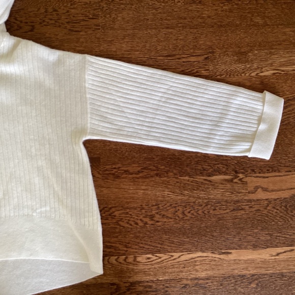 Bella Dahl 100% Cashmere Drawstring Hoodie Sweater Cropped Oversized NWOT - Picture 13 of 15